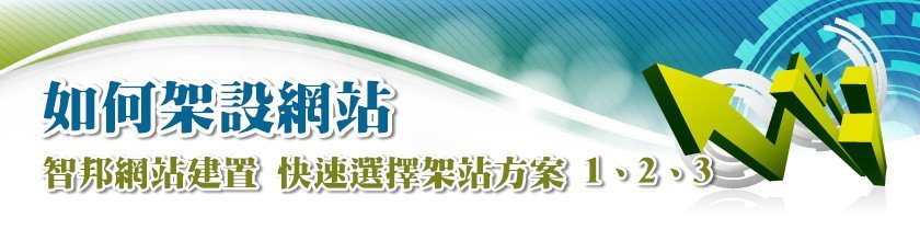 如何架設網站:智邦網站建置 快速選擇架站方案 1、2、3