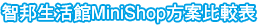 智邦生活館MiniShop方案比較表