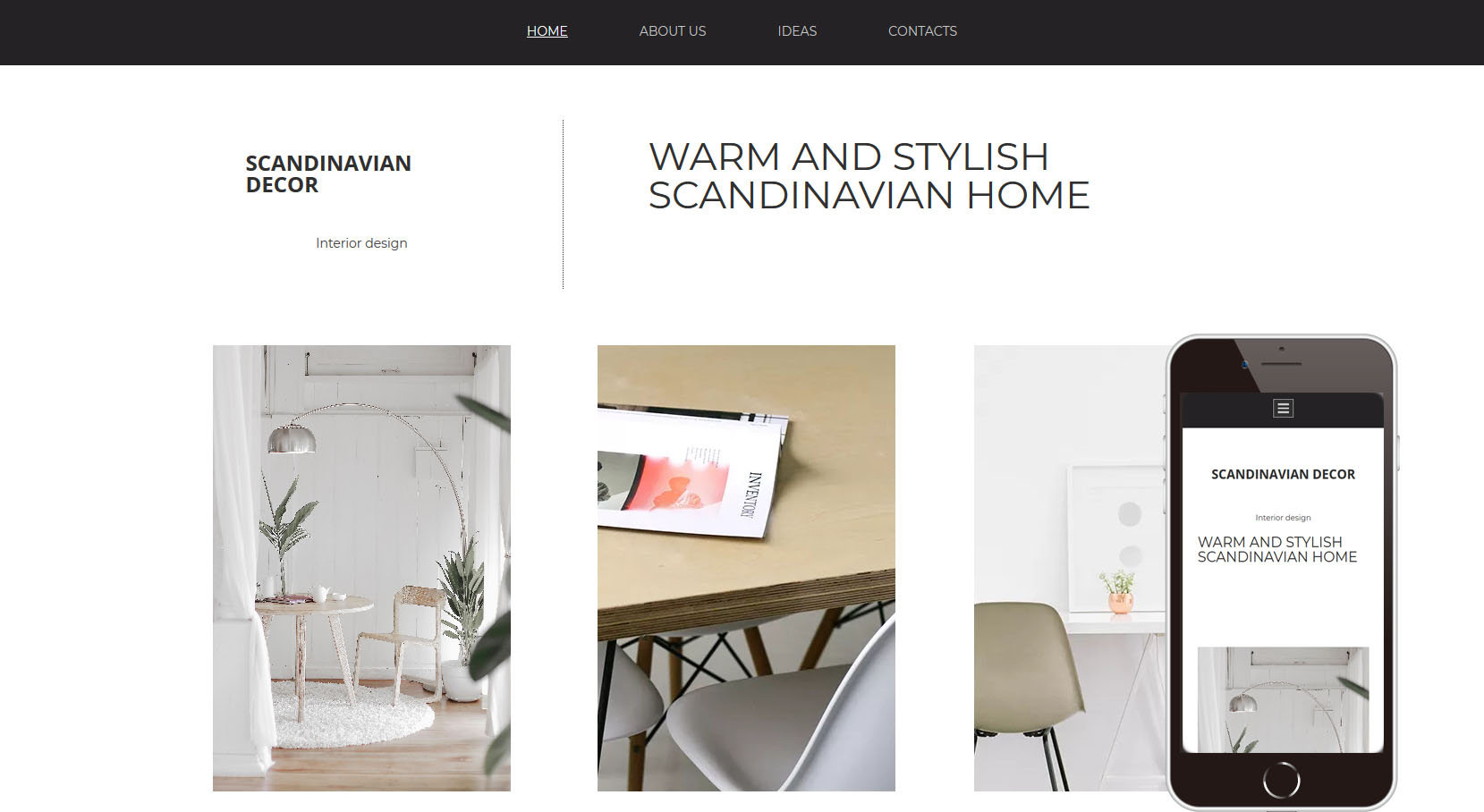 Scandinavian decor