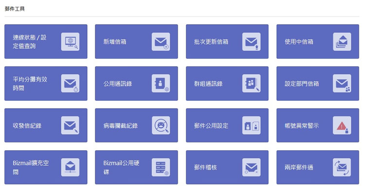 企業信箱管理功能